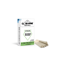 Load image into Gallery viewer, Cloud N9ne CBD Flower: 5 Pack Pre-Rolls – Strain: Bubba Kush (Indoor)