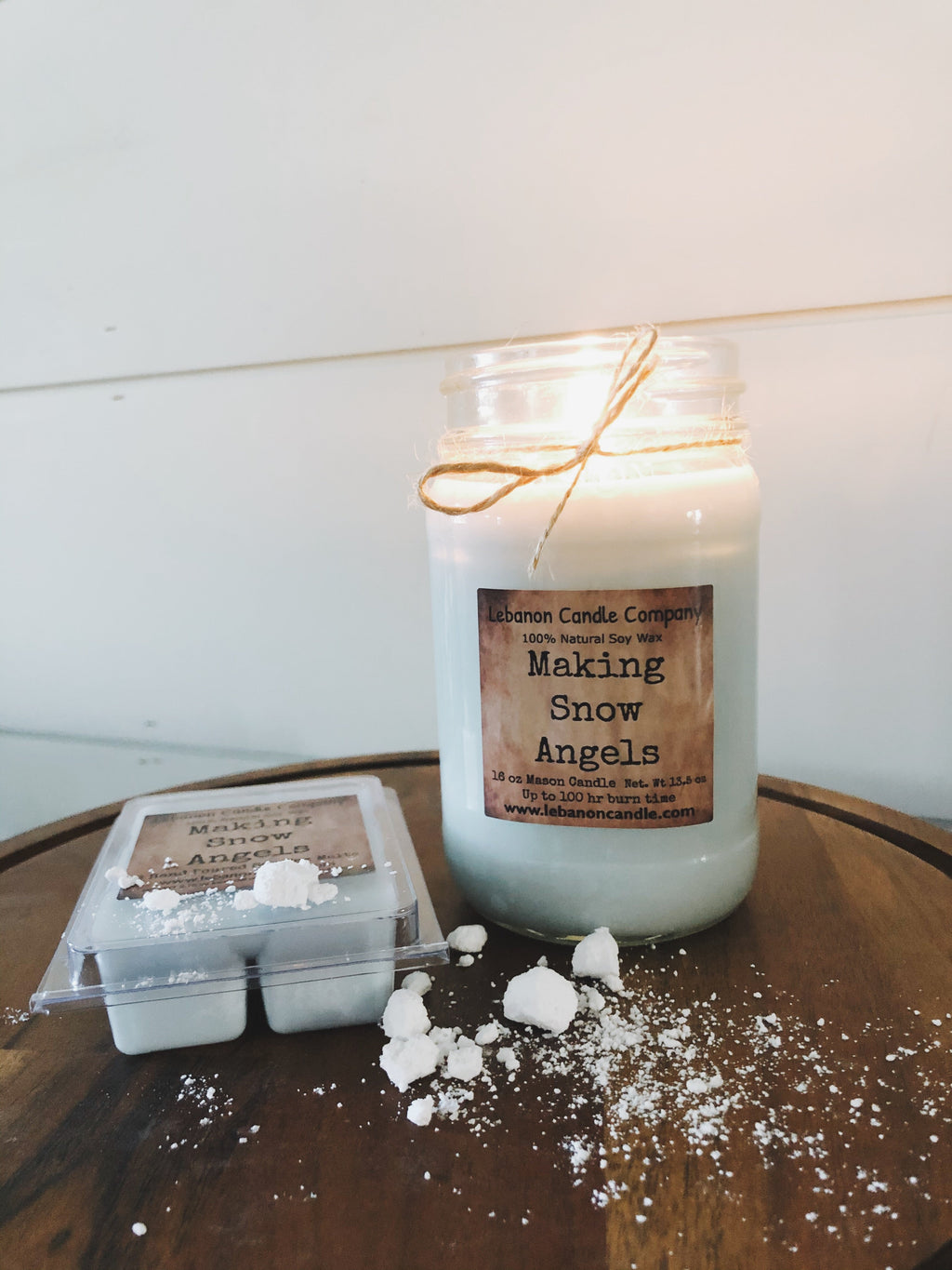 Making Snow Angels Wax Melt