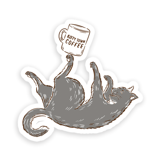 Cat Mug Sticker