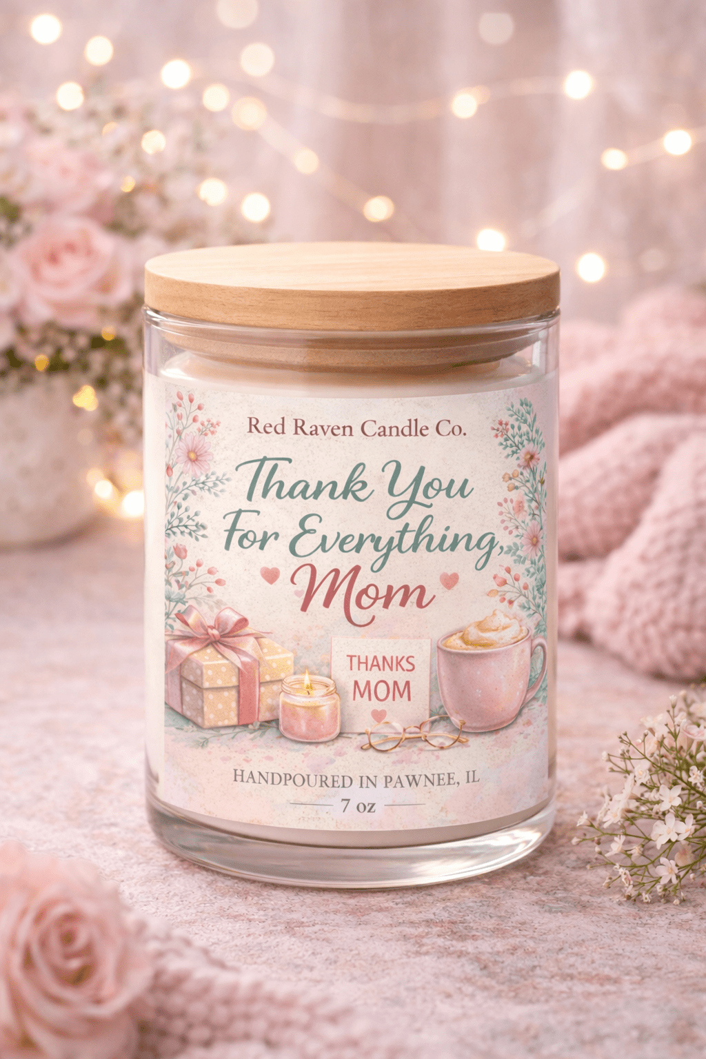 Thank You For Everything, Mom – Mother’s Day Candle