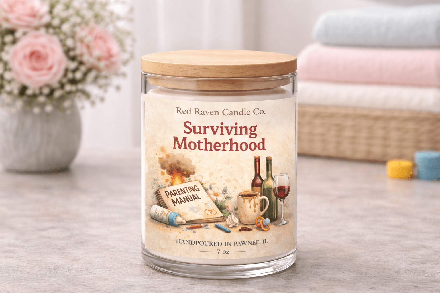 Surviving Motherhood – Mother’s Day Candle