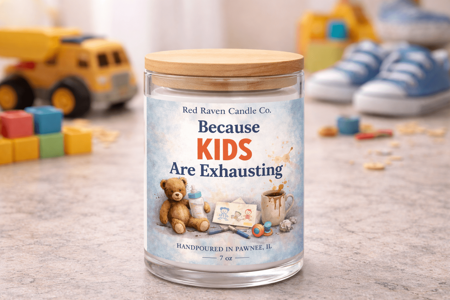 Because Kids are Exhausting – Mother’s Day Candle