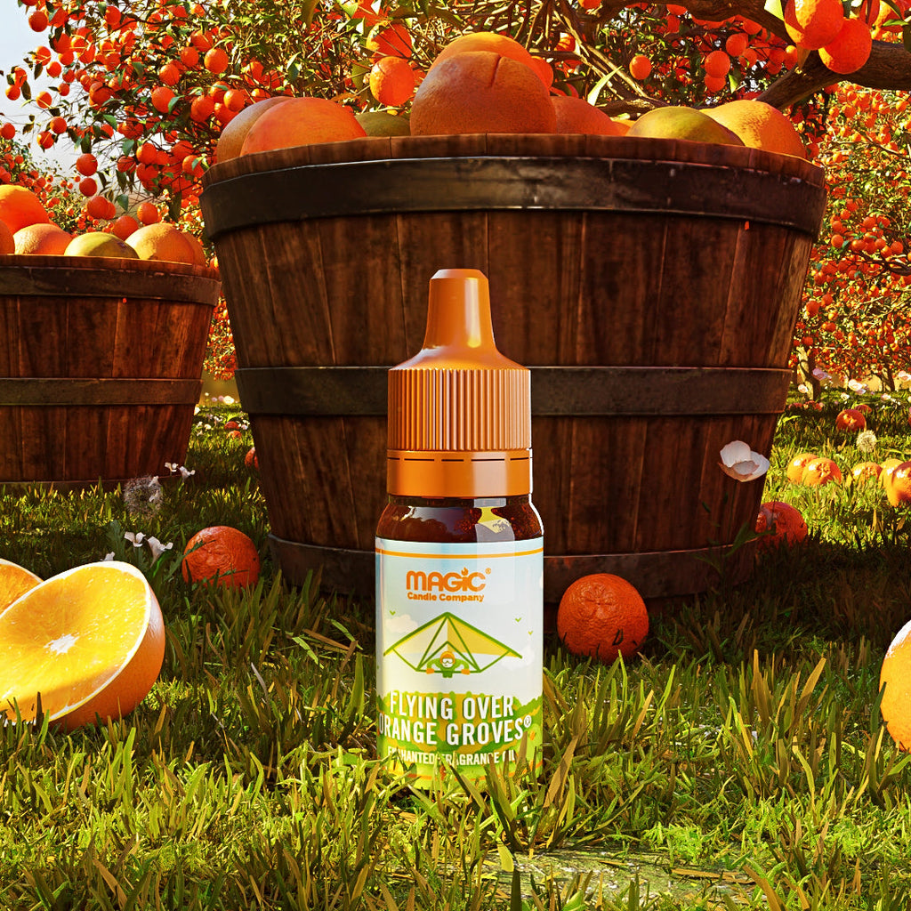 Flying Over Orange Groves®