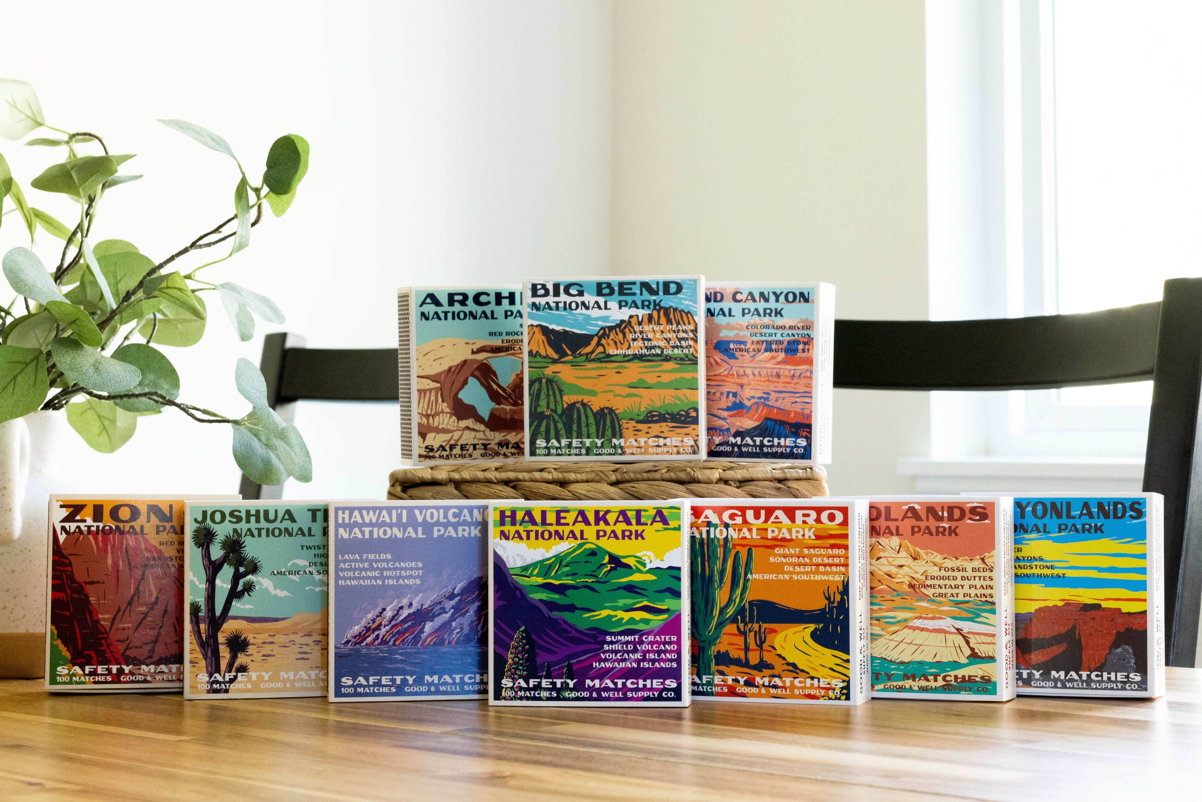 Saguaro Vintage National Park Cabin Matches
