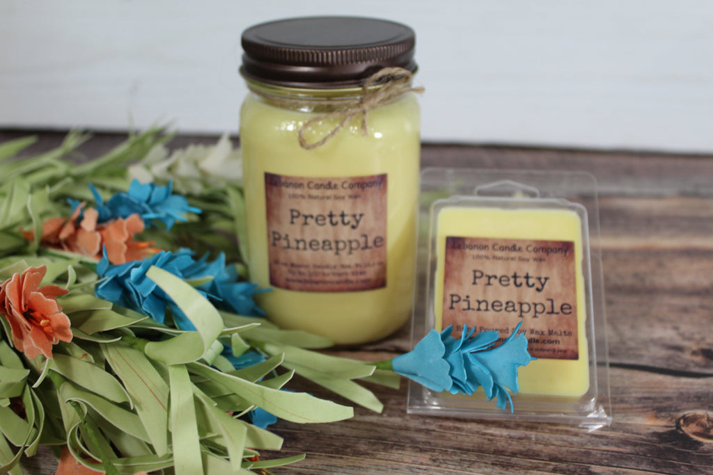Pretty Pineapple Candle