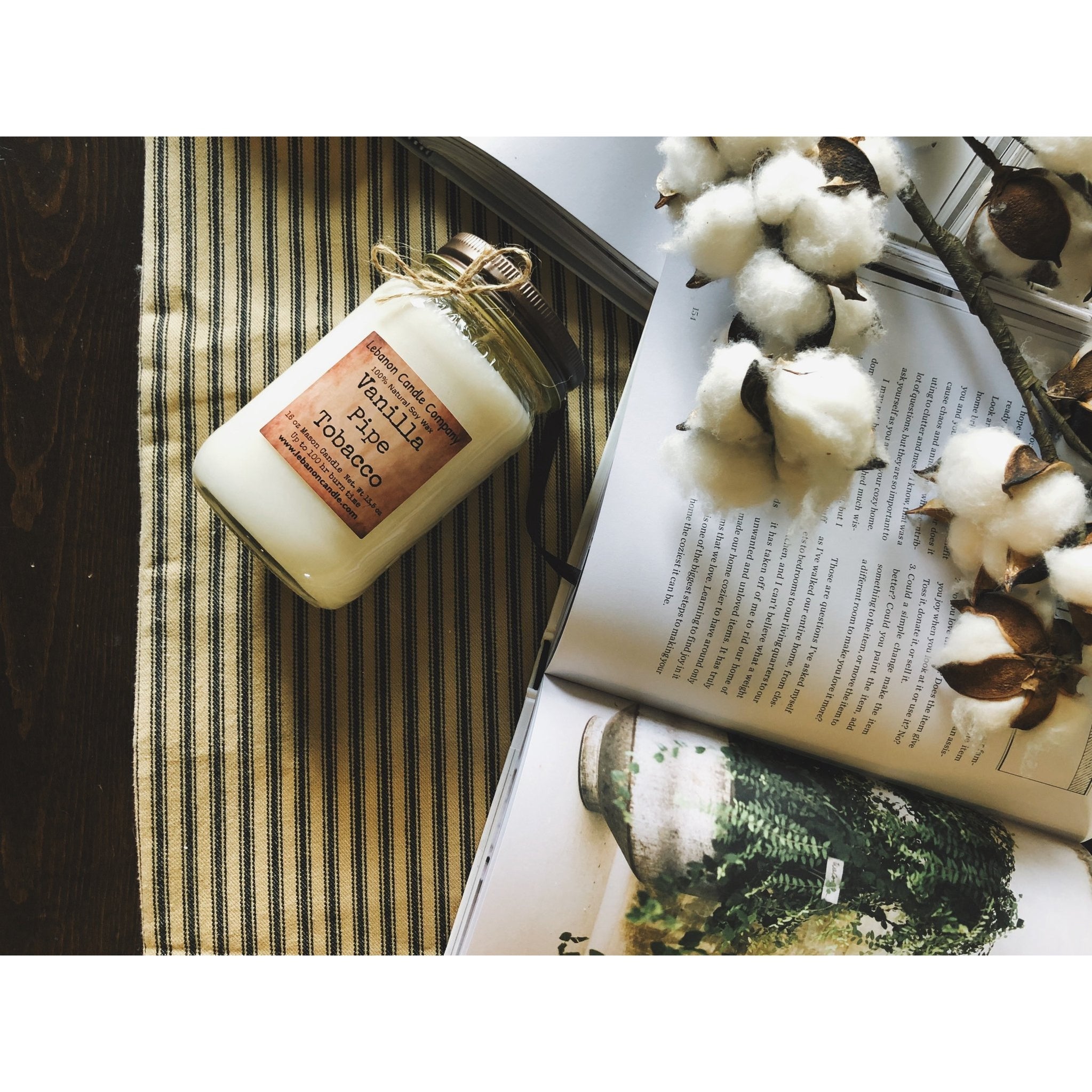 Vanilla Pipe Tobacco Candle
