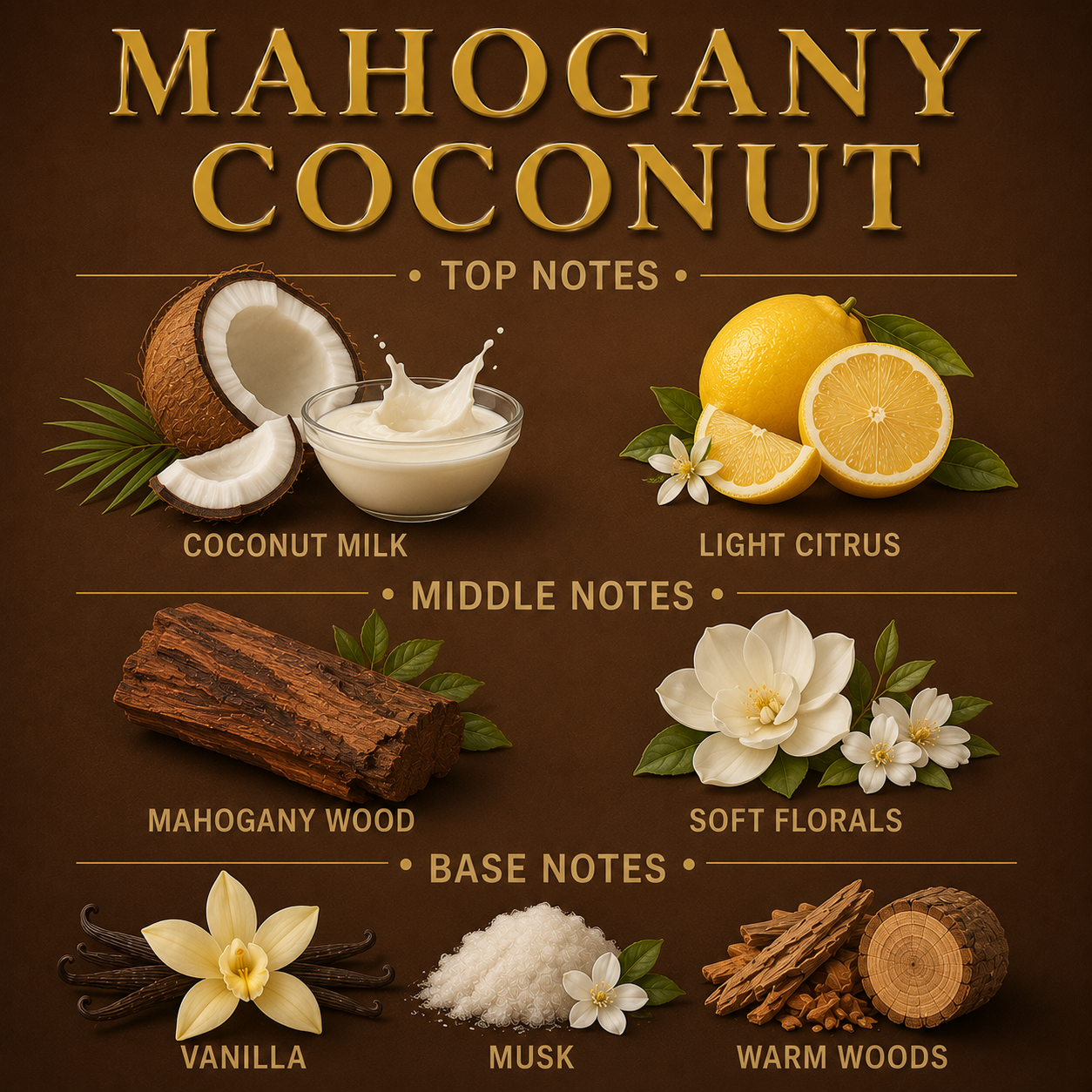 Mahogany Coconut Room Spray