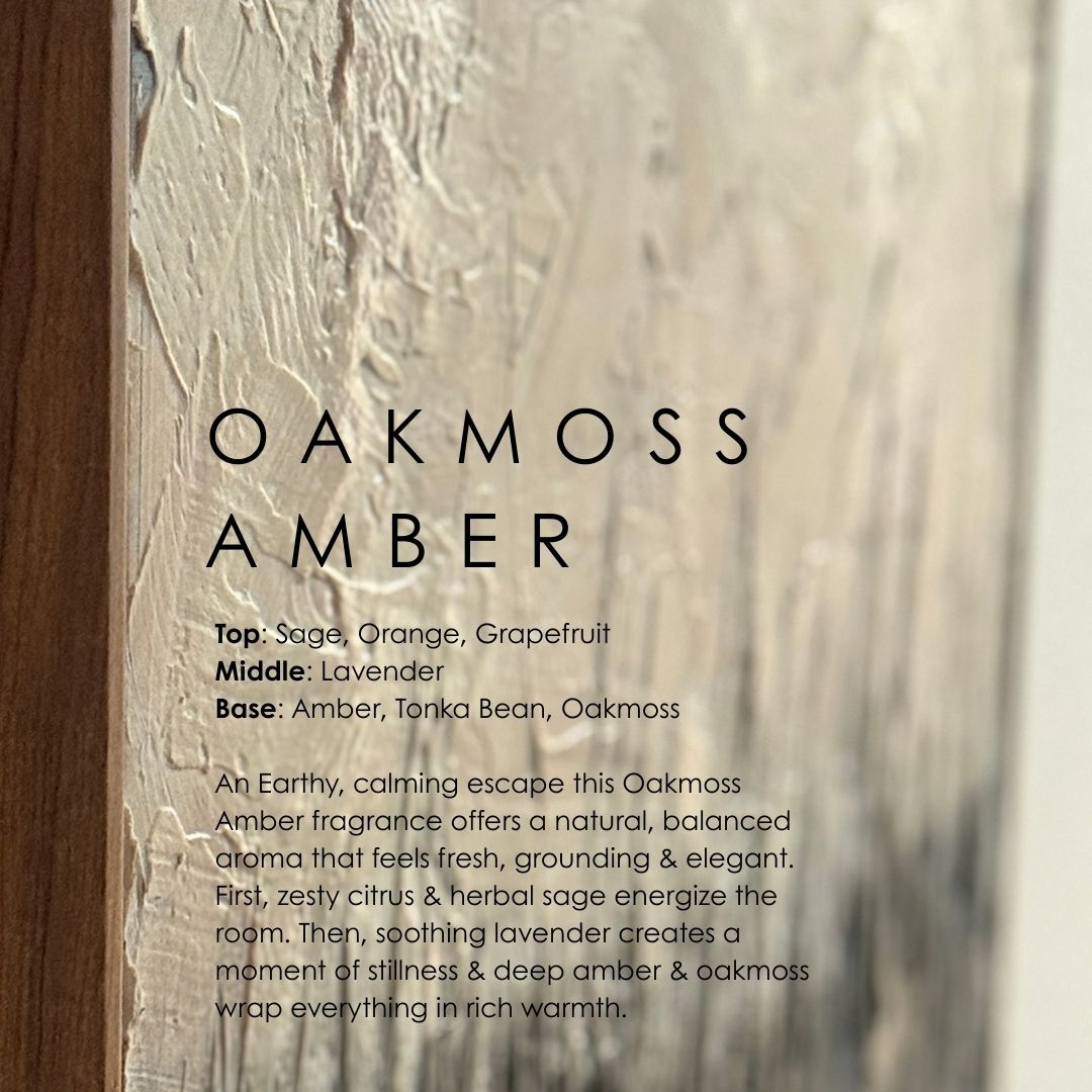 Oakmoss + Amber Reed Diffuser