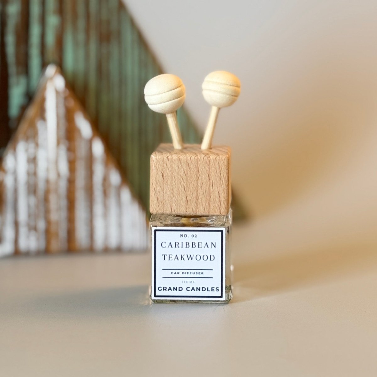 Caribbean Teakwood Car Diffuser