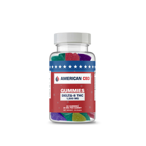 American CBD Delta-8 Gummies: 30 Pack (750mg) & 60 Pack (1,500mg)