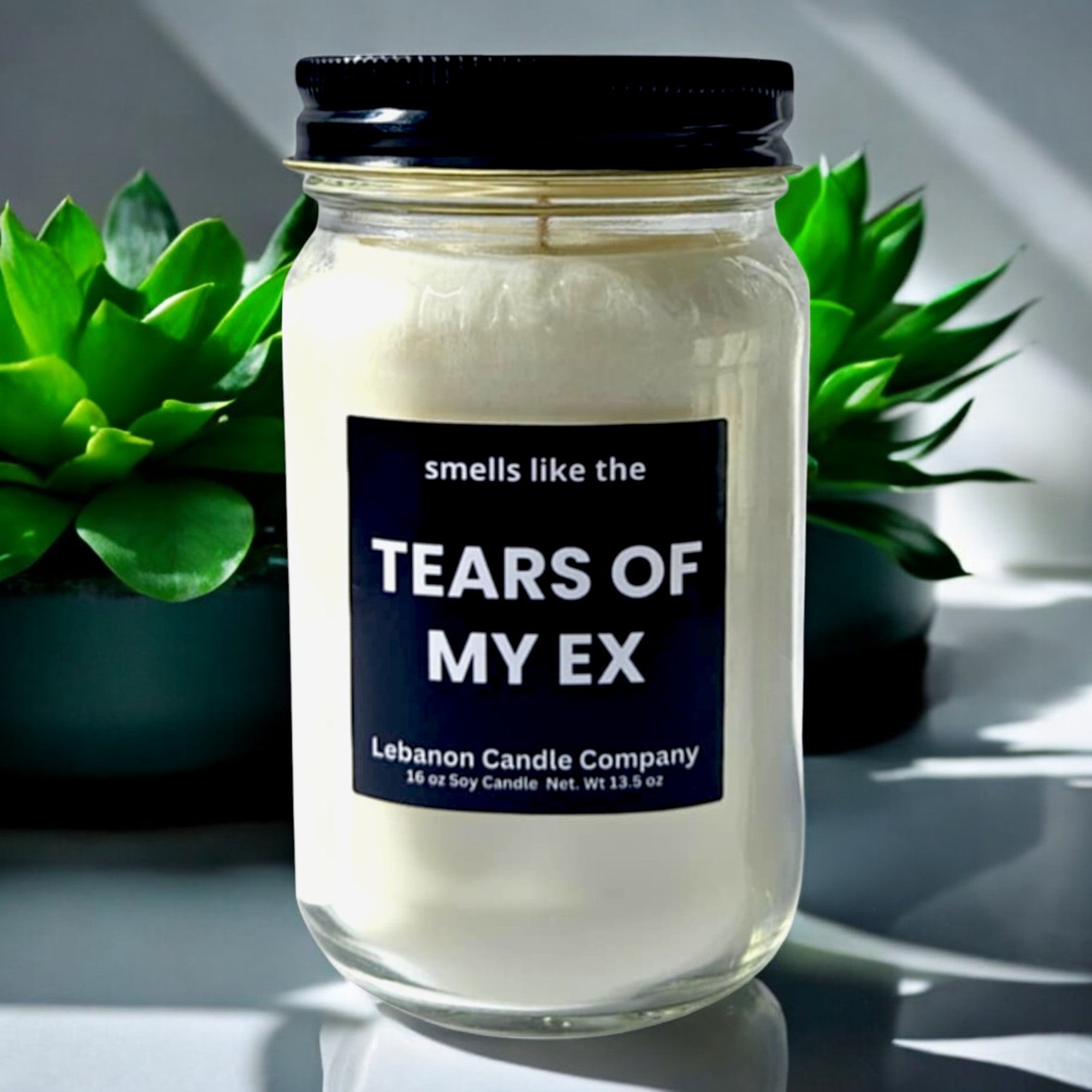 Smells Like The Tears Of My Ex Funny Candle