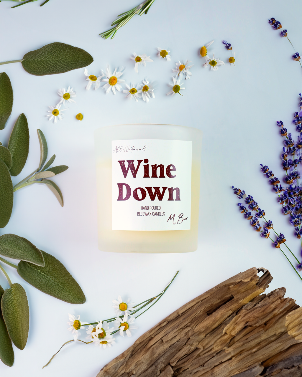 Wine Down Candle