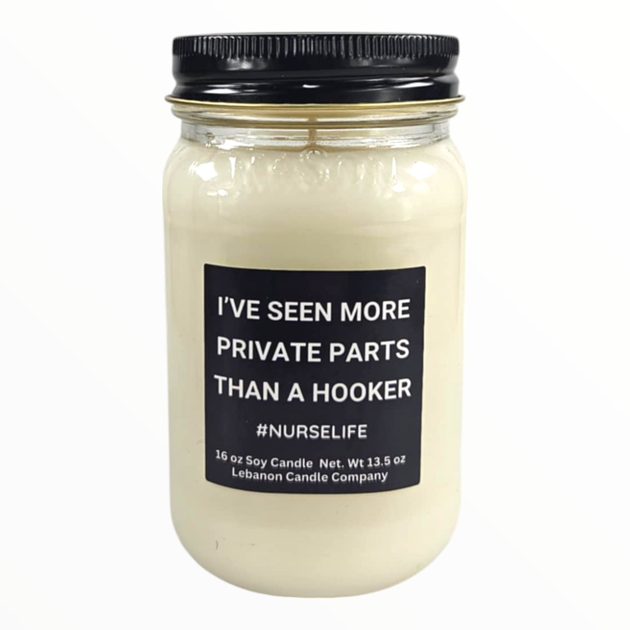 More Private Parts Than A Hooker Funny Nurse Candle