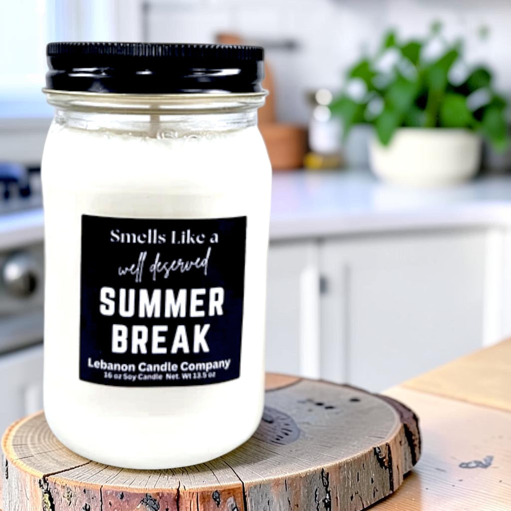 Well Deserved Summer Break Funny Teacher Candle