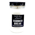 Well Deserved Summer Break Funny Teacher Candle