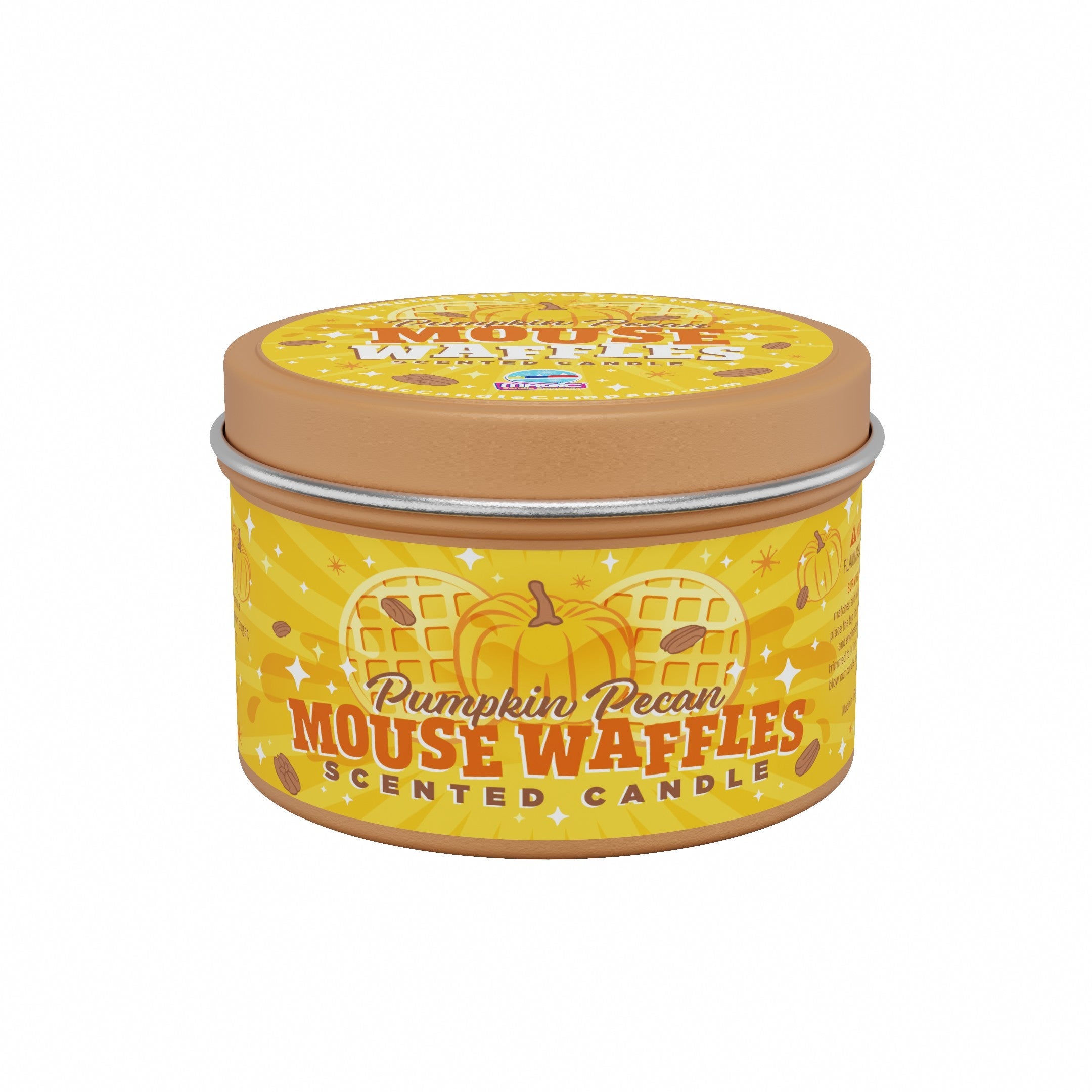 Pumpkin Pecan Mouse Waffles