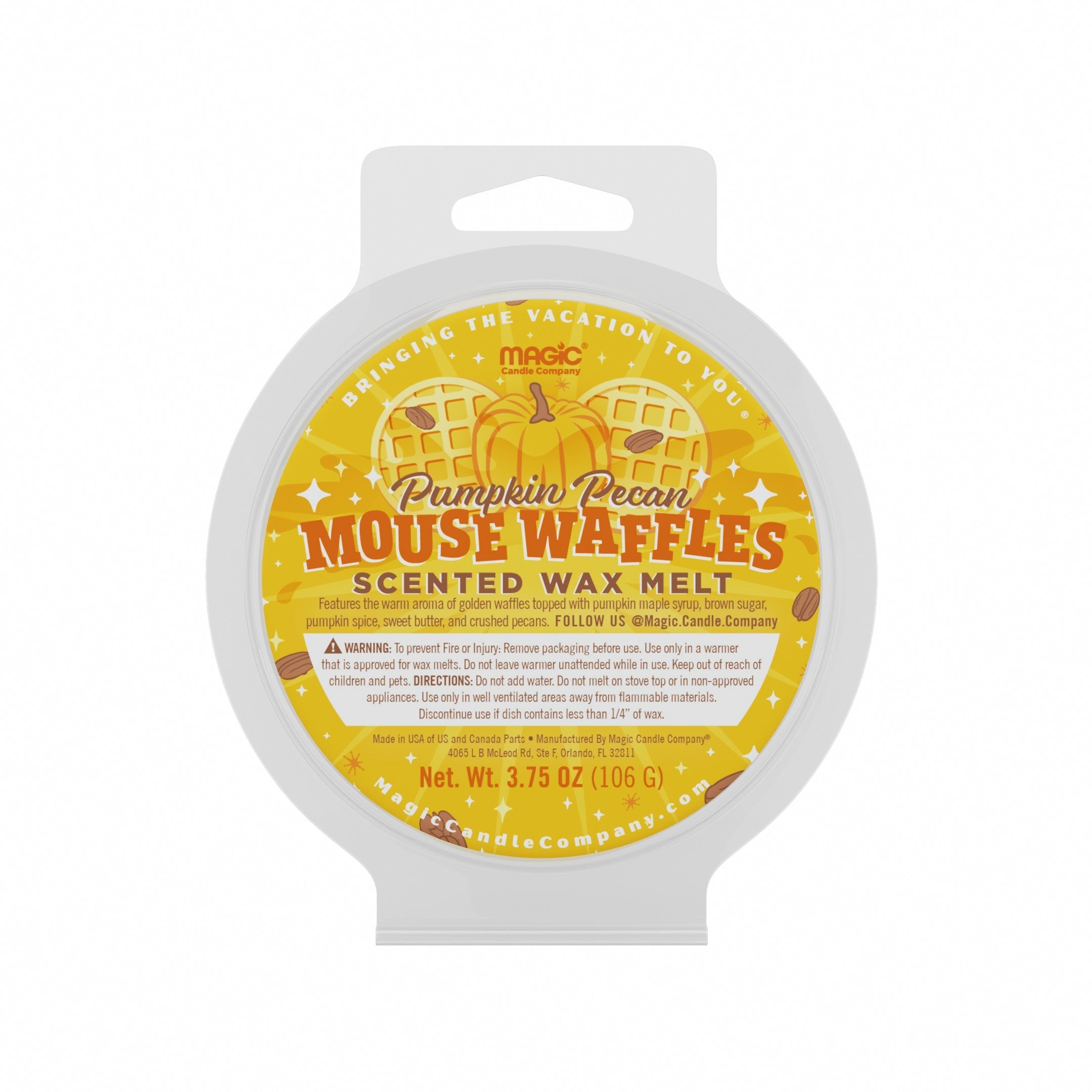 Pumpkin Pecan Mouse Waffles
