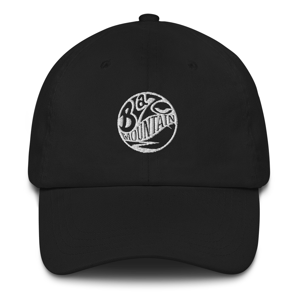 Best Embroidered Dad Caps - Blaze Mountain - Black